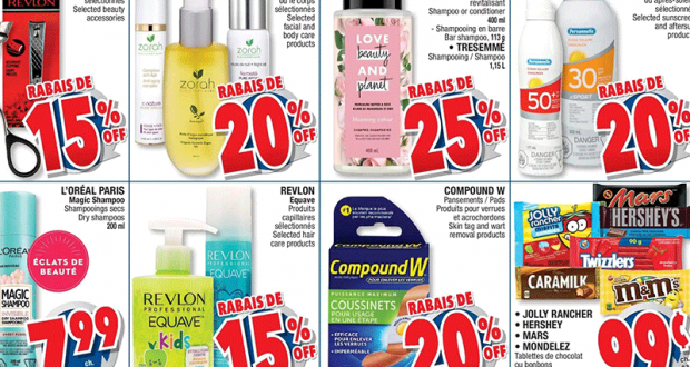 Coupons rabais Jean Coutu du 09 juillet au 15 juillet 2020