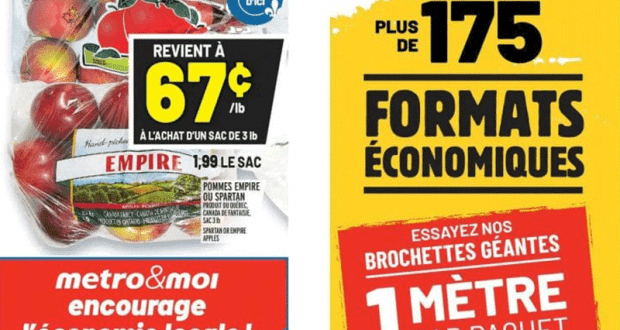 Coupons rabais Métro du 9 juillet au 15 juillet 2020