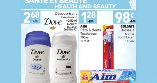 DOVE Désodorisant à 2.68 $ au lieu de 3.49 $