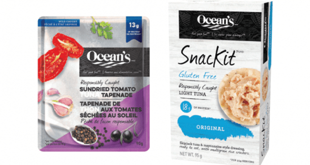 GRATUIT Sachet de thon aromatisé ou SnacKit de thon Ocean’s