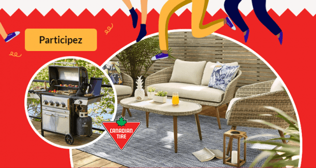 Gagnez 2 Ensembles de patio et barbecue de 3000$ chacun