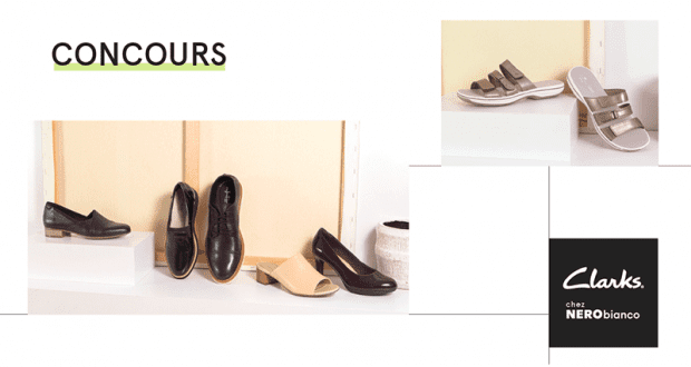 Gagnez 2 paires de chaussures de qualité CLARKS