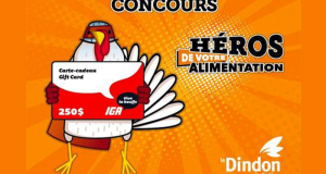 Gagnez 250 $ d'épicerie grâce au Dindon du Québec