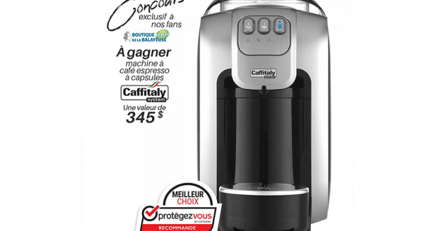 Machine à café espresso à capsules Caffitaly modèle S07 noir