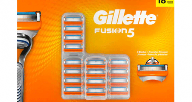 Rabais de 13$ sur Cartouches Fusion de Gillette