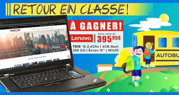 Un portable Lenovo T510 – i5 – 2.4 GHZ 4GB Ram