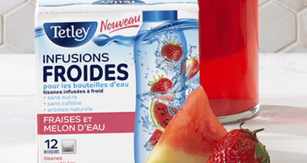 Échantillons gratuits des infusions froides Tetley