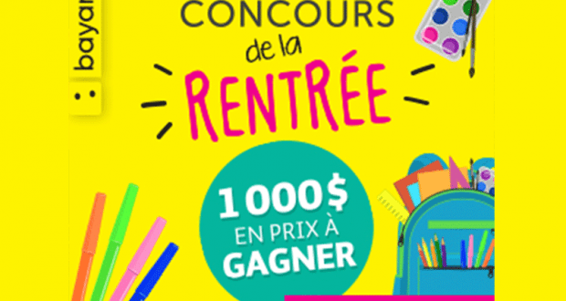 1000$ en prix à gagner avec Bayard Jeunesse