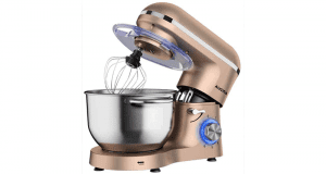 Batteur sur socle Aucma à tête inclinable à 6 vitesses 6.5 QT