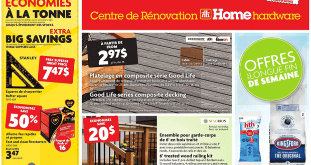 Circulaire Home Hardware du 30 juillet au 12 août 2020