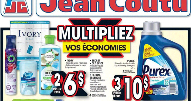 Circulaire Jean Coutu du 20 août au 26 août 2020