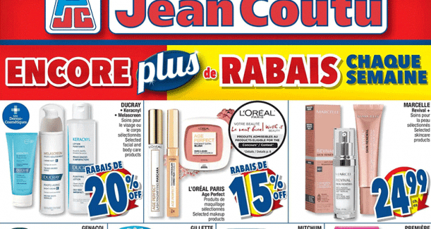 Circulaire Jean Coutu du 27 août au 2 septembre 2020