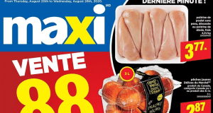 Circulaire Maxi du 20 août au 26 août 2020