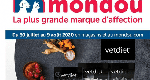 Circulaire Mondou du 30 juillet au 9 août 2020