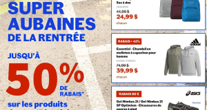 Circulaire Sports Experts du 26 août au 8 septembre 2020