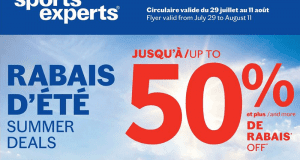 Circulaire Sports Experts du 29 juillet au 11 août 2020