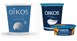 Coupons rabais à imprimer sur les produits Oikos