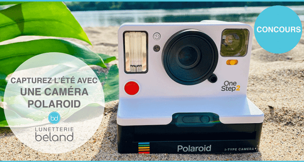 Deux caméras Polaroid offertes par Lunetterie Béland