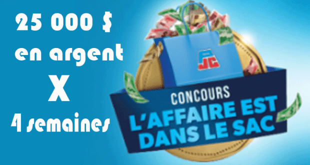 Gagnez 25 000 $ en argent chaque semaine pendant 4 semaines