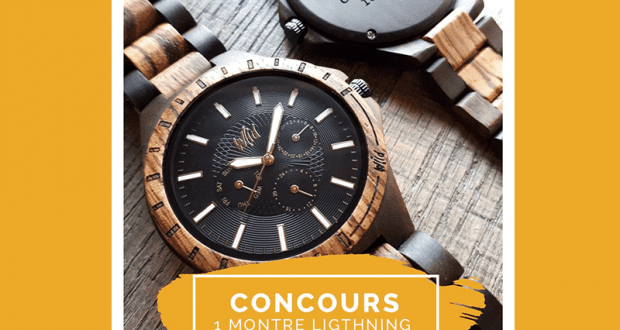 Gagnez Une montre en bois Lightning TN40