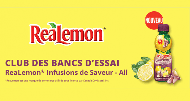 Infusions de saveur ReaLemon à tester