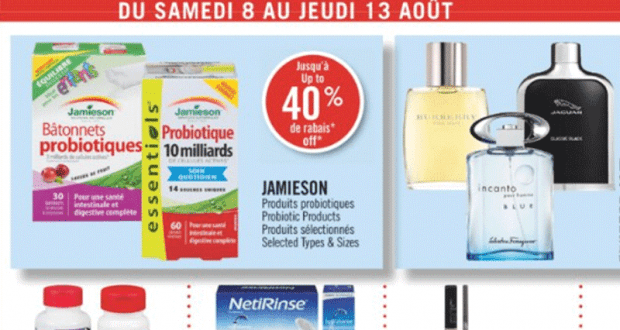 Jusqu'à 40% de rabais sur JAMIESON Produits probiotiques