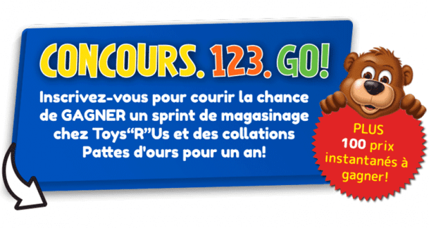 Toys“R”Us Plus de 100 prix instantanés sont à gagner