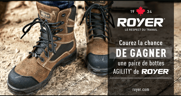 Une paire de bottes de sécurité AGILITY par ROYER