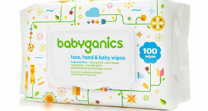 Échantillons gratuits de lingettes pour bébé Babyganics