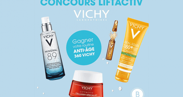 Gagnez une des 3 routines de soins anti-âge de VICHY