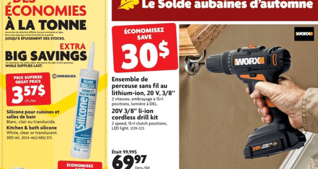 Circulaire Home Hardware du 3 septembre au 9 septembre 2020