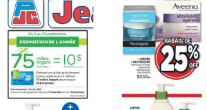 Circulaire Jean Coutu du 10 septembre au 16 septembre 2020