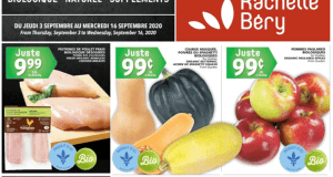 Circulaire Rachelle Béry du 3 septembre au 16 septembre 2020