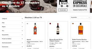 Circulaire SAQ du 17 septembre au 4 octobre 2020