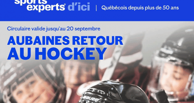 Circulaire Sports Experts du 26 août au 20 septembre 2020