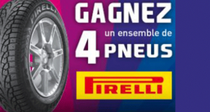 Gagnez Un ensemble de pneus d’hiver de marque Pirelli