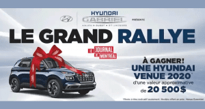 Gagnez Une voiture Hyundai Venue Essential 2020 de 20500$