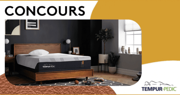 Gagnez un Matelas Tempur-Pedic Pro-align (Valeur de 3699$)