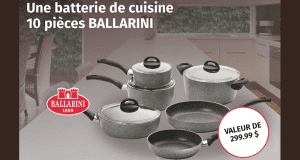 Une batterie de cuisine 10 pièces de marque BALLARINI