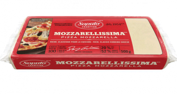 Barre de fromage Mozzarellissima Saputo 500g à 2.88$