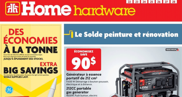 Circulaire Home Hardware du 22 octobre au 28 octobre 2020