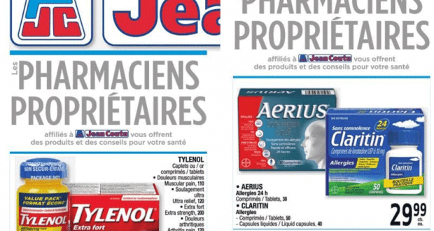 Circulaire Jean Coutu du 22 octobre au 28 octobre 2020