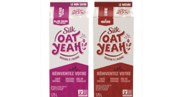 Coupon de 1$ à l'achat d'une boisson Silk Oat Yeah