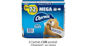 Coupon de 3$ à l'achat d'un produit Charmin au choix