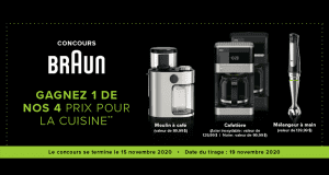 Gagnez 1 des 4 appareils Braun