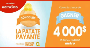 Gagnez Une Carte-Cadeau Metro d’une valeur de 4 000$