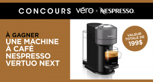 Gagnez Une machine à café Nespresso Vertuo Next