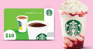 Gagnez une des 10 cartes-cadeaux Starbucks