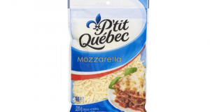 Rabais de 2.30$ sur Fromage râpé Mozzarella P’tit Québec