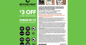 Simili-Viande Hachée à Base de Plantes Beyond Meat à 99¢